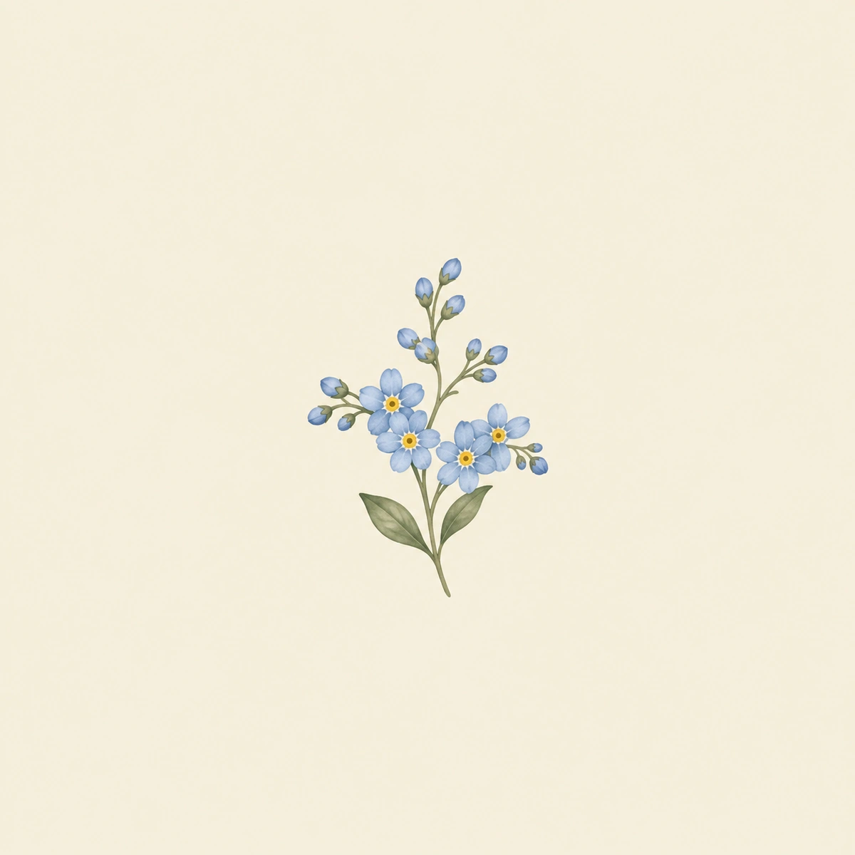 忘れな草の小花