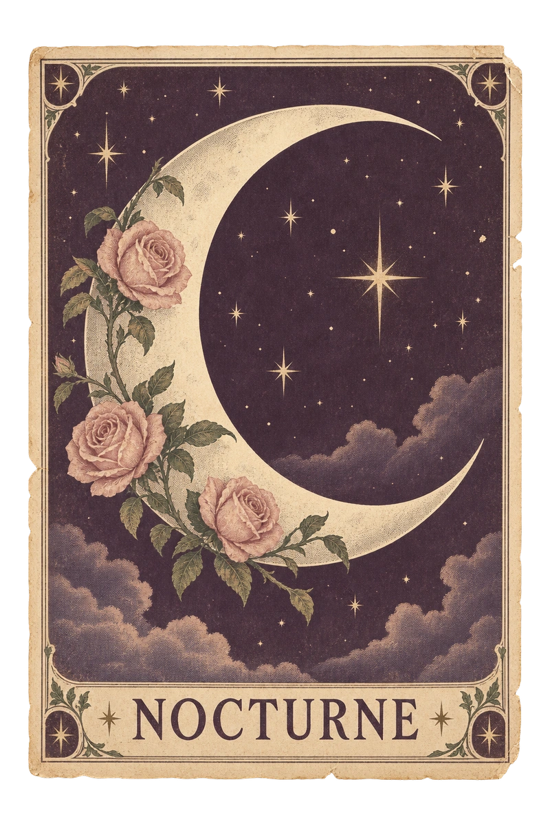 薔薇と三日月