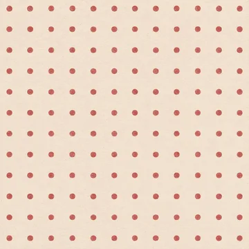 淡紅の地に小さな赤い水玉を並べた包装紙風の柄。上下左右に繰り返して使う背景素材。