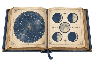 開いた星図帳